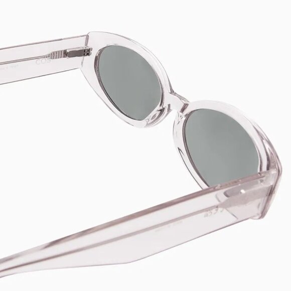 COS Silver Oval Sunglasses (New in box, worn once) - Picture 2 of 2